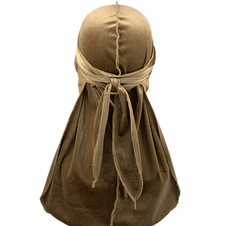 Customized Velvet Wave Durag Cap Bonnet for 360 Wave Headcover