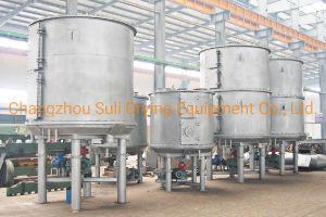 Disc continuous dryer for powdery and granular materials in pharmaceutical,