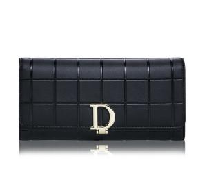 China Ms. European and American cowhide leather wallet long wallet factory