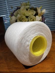 China Recycled Spun Polyester yarn with GRS certificate 20S factory