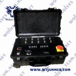 600 Watt 2.4G 5.8G Portable Anti Drone Jammers