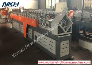 China Galvanized Steel Stud And Track Roll Forming Machine , Ceiling Grid Roll Forming Machine factory