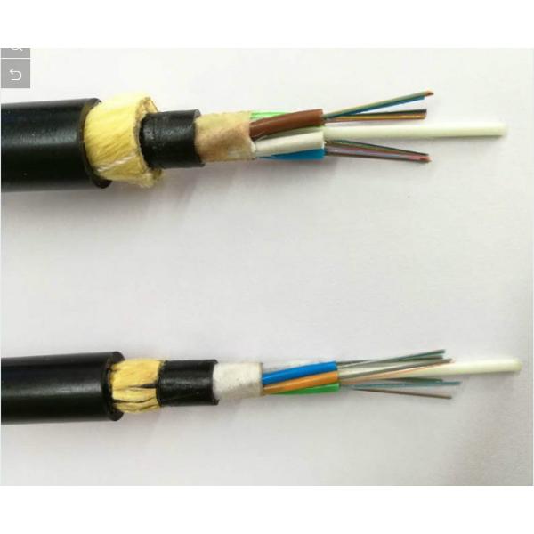 China 2 - 144 Core ADSS Cable Single Mode All Dielectric Self Supporting Cable For Aerial / Duct factory