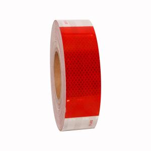 China Aggressive Pressure Sensitive Adhesive Reflective Radium Tape DOT C2 Reflective Sticker for Vehicles factory