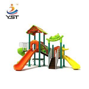 China Children Plastic LLDPE Outdoor Swing Slide 710*460*420cm factory