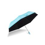 Ultraviolet Light Discoloration Compact Pocket Umbrella 42 Inch Arc 7 Ribs