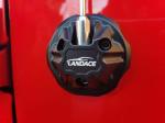 74*74*30mm Black Aluminum Alloy Antenna Base Cover Primary for Jeep Wrangler JL