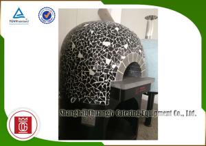 China Italy Outdoor Pizza Oven Gas Heating Lava Rock Stainless Steel Ceramic Tiles factory