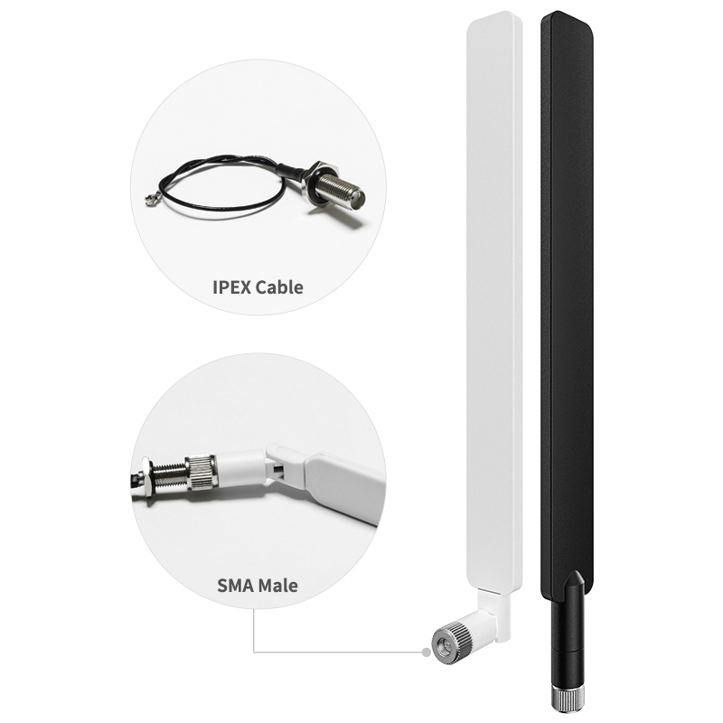 Long Range and 50 Ohm SMA Connector Rubber Omni Wifi Antenna for 360 Degree Coverage
