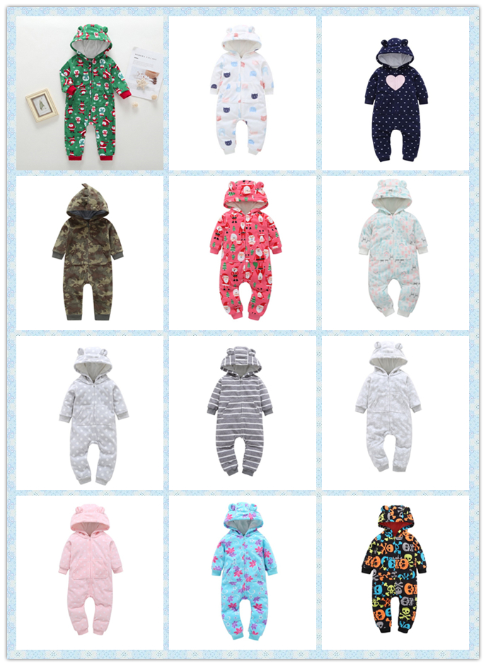New Arrival Winter Cool Baby Clothes Floral cotton infant rompers