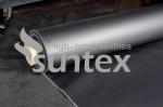 High temperature resistance Black Neoprene Coated Glass Cloth For Flexible