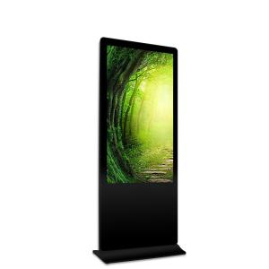 China 55 Inch Android Floor Standing Digital Signage With Aluminum Alloy Frame factory
