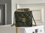 Classic Gold Double C Grain Leather Chanel 2way Bag AP3020