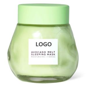 China 250ml Avocado Melt Water Sleeping Face Mask Hydrating Moisturizer factory