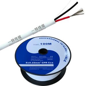 China Exactcables CPR Eca Dca Cca Shield Alarm Cable 10X0.22 Solid Stranded for Industrial factory