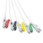 For Schiller Compatible Ecg Cable And Lead Wires Direct Connect 5 Lead IEC