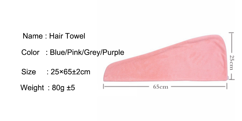 Customized Printing Designs Elastic Microfiber Turban Towel Wrap for Hair Shower Drying