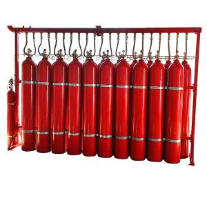 Pre-Engineered IG100 Inert Gas Fire Suppression System Kit with Seamless Steel Pipes for Total Flooding