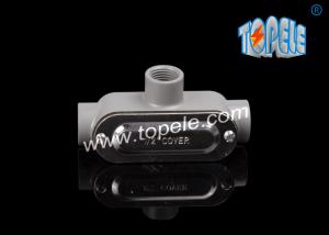 China Threaded Aluminum Rigid Conduit Body With Die Cast Cover / Covers And Gaskets -1/2&quot;-4&quot; Powder Coated factory