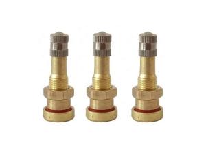China Truck and Bus Brass Valve stem V3.20.1 Metal Clamp In O Ring Seal 41mm Length factory