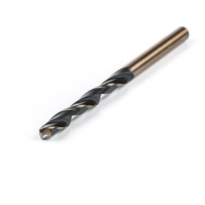 China Solid Alloy Hss Twist 6mm High Speed Steel Drill Straight Shank factory