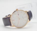 Brown Leather Strap Watches Ultra Thin Waterproof Watch Couple Japan Movt Quartz