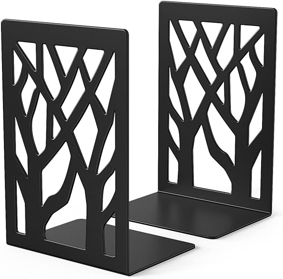 Installation Type Wall Mounted Floating Shelves with Tree Design Book Ends