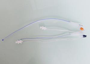 China Double Balloon 2 3 Way Temperature Probe Foley Catheter Medical Silicone Material factory