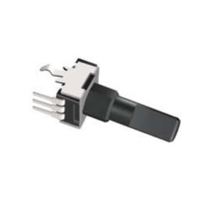 China rotary potentiometer, carbon potentiometer, 9mm potentiometer with insulated shaft, factory