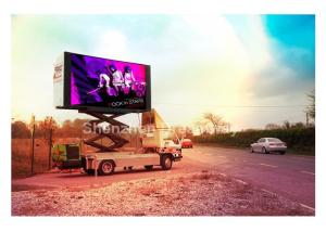 China P 10mm Rotating Truck Mobile LED Display Double Side Advertising / Full Color LED Display factory