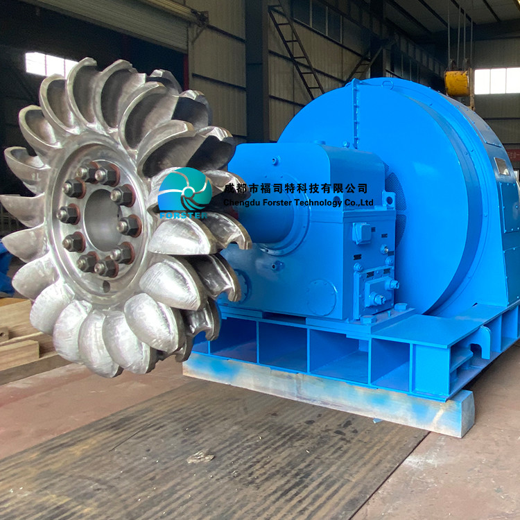 800kw Hydroelectric Pelton Wheel Micro Hydro Generator