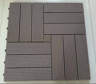 DIY Floor Plastic Click Base Deck Tile with 10-14mm Thickness and Cutting Service