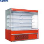 Stainless Steel Durable Open Multideck Fridge , Anticorrosive Fruit Display