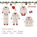 Christmas baby santa claus girls dresses kids clothes for Christmas Holiday