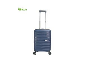 China Manufacturer Sky Travel PP Hard Sided Luggage with double spinner wheels factory