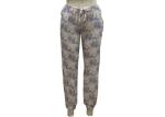 Fashion Ladies100% Viscose Elastane Trousers , Womens Beach Pants Flowers