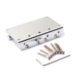4 Strings Vintage Style Bass Bridge For Electric Bass Guitar 3.39"x1.89"x0.55"