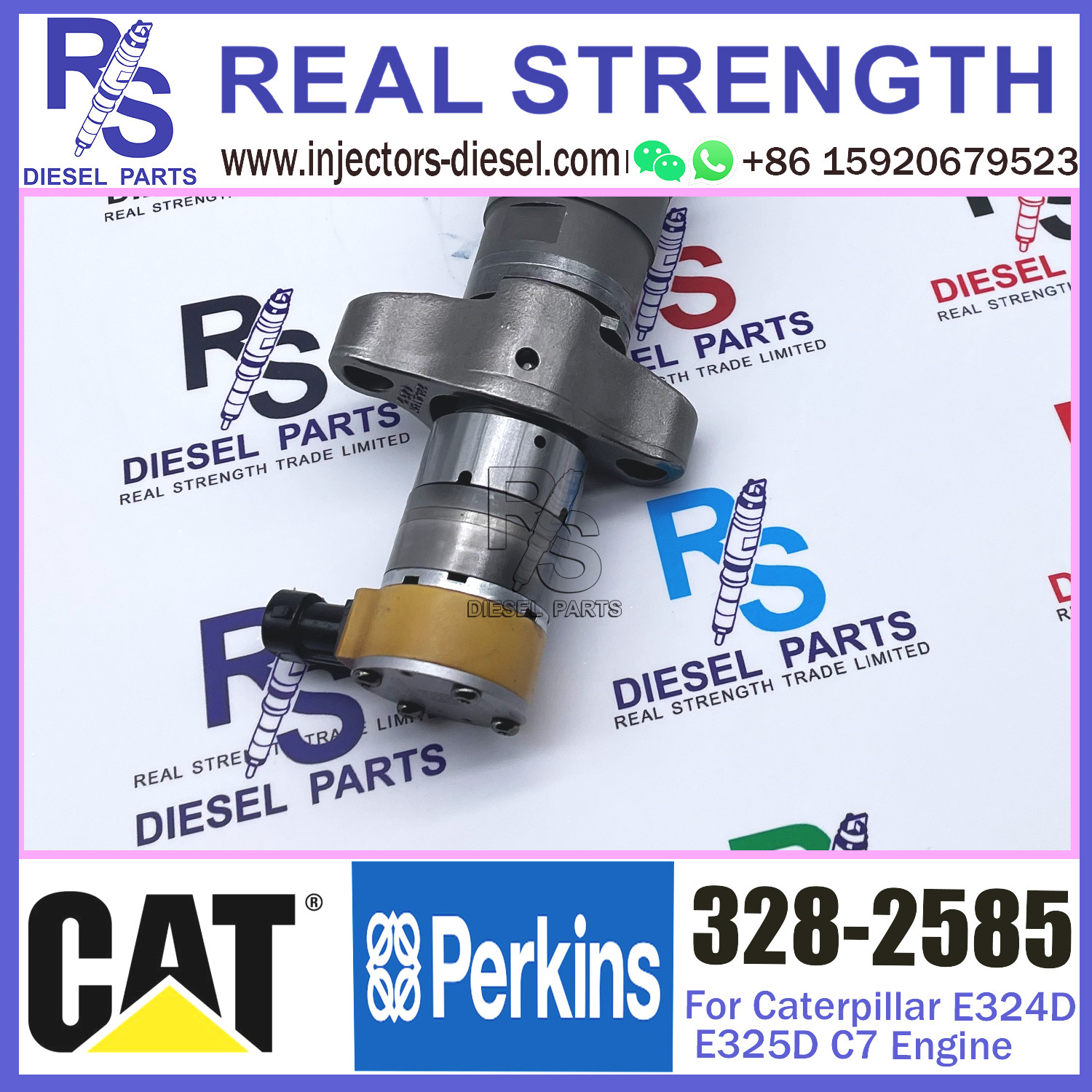 328-2585 557-7625 10R-7225 Diesel Engine Fuel Injector 328-2585 5577625 10R-7225 For Caterpillar E324D E325D C7 engine