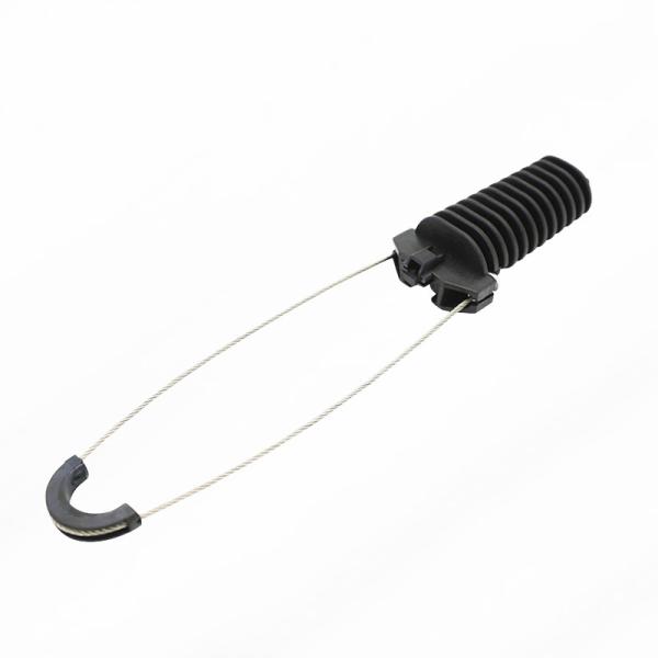 Standard FTTH Anchor Clamp for Nonstandard Fiber Optic ADSS Cable Tensioning