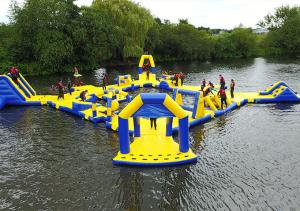 China Commercial Ultimate Inflatable Water Park For Children , Inflatable Water Sports factory