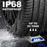 IP68 Waterproof LED Solar Road Reflectors / Solar Powered Road Markers