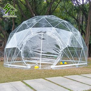 China Luxury Geodesic Dome Tent Transparent Garden Igloo Tent Waterproof Canvas Domo factory