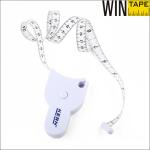 White Case Body Waist Measuring Tape 80 Inches For Arm Leg Waist Measurement