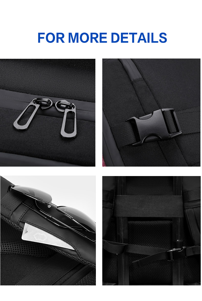 Waterproof Multifunction 32L 15.6 In Expandable Laptop Backpack With USB