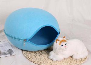 China 46*38*25cm Egg Shaped Washable Felt Pet Cave House factory