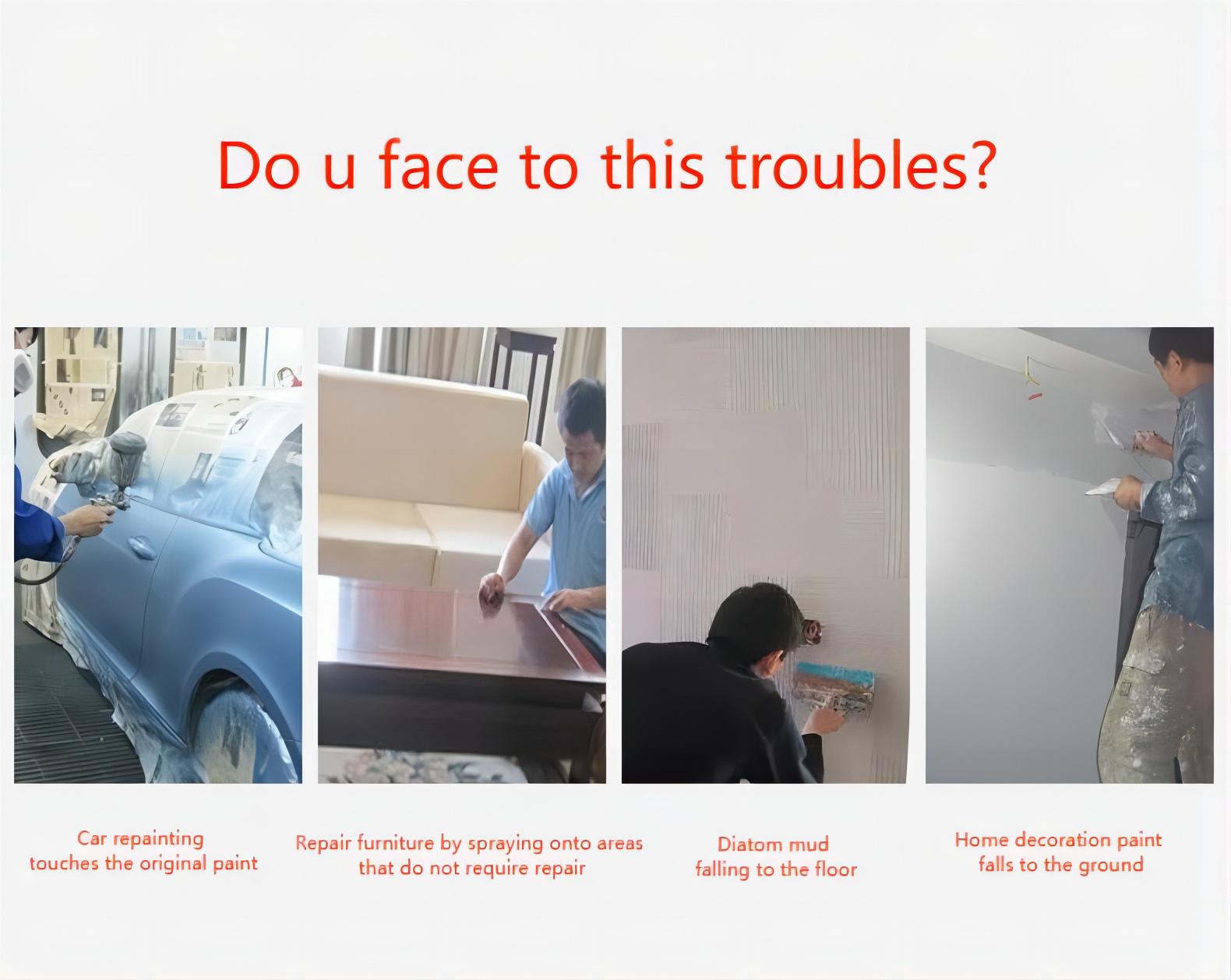10m-25m Length Furniture Protection Covering Masking Film ODM Customization Offered