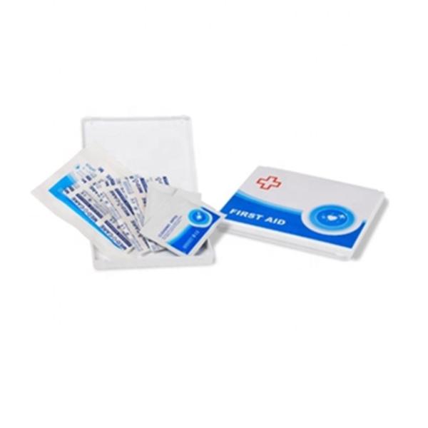 Workplace Portable First Aid Kit 5 Person Home Care White Mini Survival 12x9.5x1