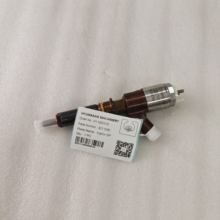 Hyunsang Excavator Parts Fuel Injector GP 321-1080 3211080 For C6.6 Engine