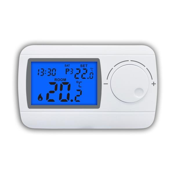 Riseem 230V Dial Button Digital LCD Electronic Thermostat Heating Room 7 Day