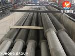 Heat Exchanger Serrated Finned Tubes ASTM A312 TP304H Base Tube And SS304H Fins